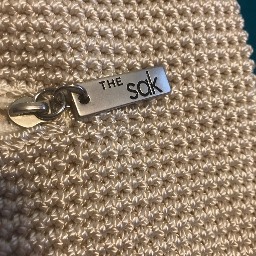 The SAK Original Crochet Hobo Bag Cream colored - Picture 8 of 14